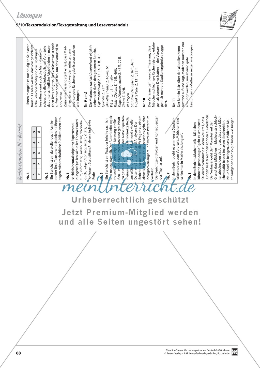 Binnendifferenzierte Analyse von Sachtexten Preview 9