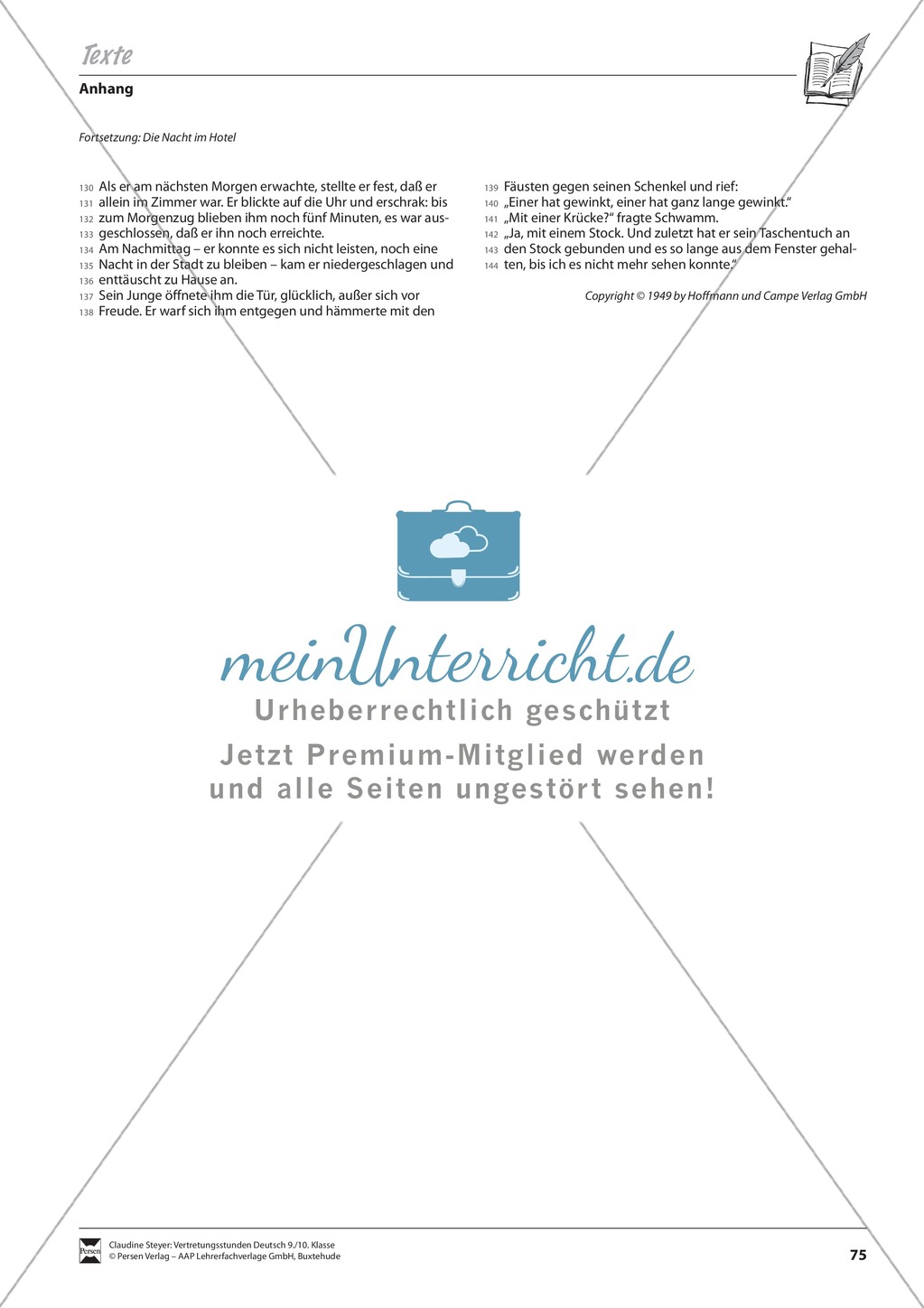 Grundlagen und Überblickswissen zur Interpretation einer Kurzgeschichte, binnendifferenziert Preview 8