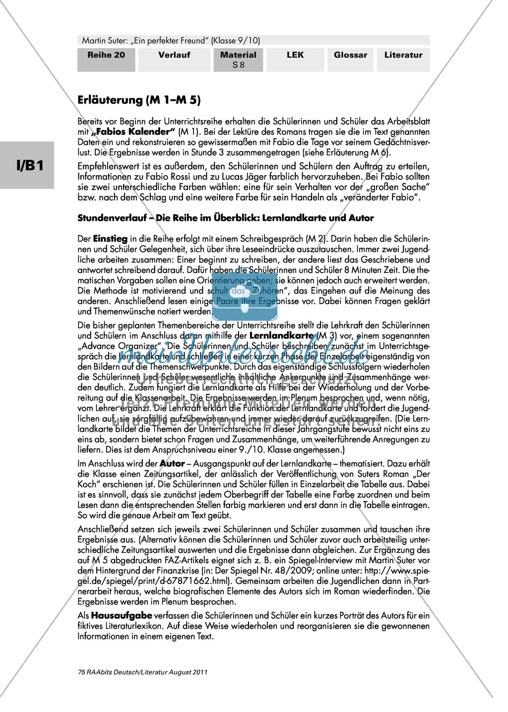 Martin Suter "Ein perfekter Freund": Überblick über die Reihe + autobiographischer Züge Preview 7