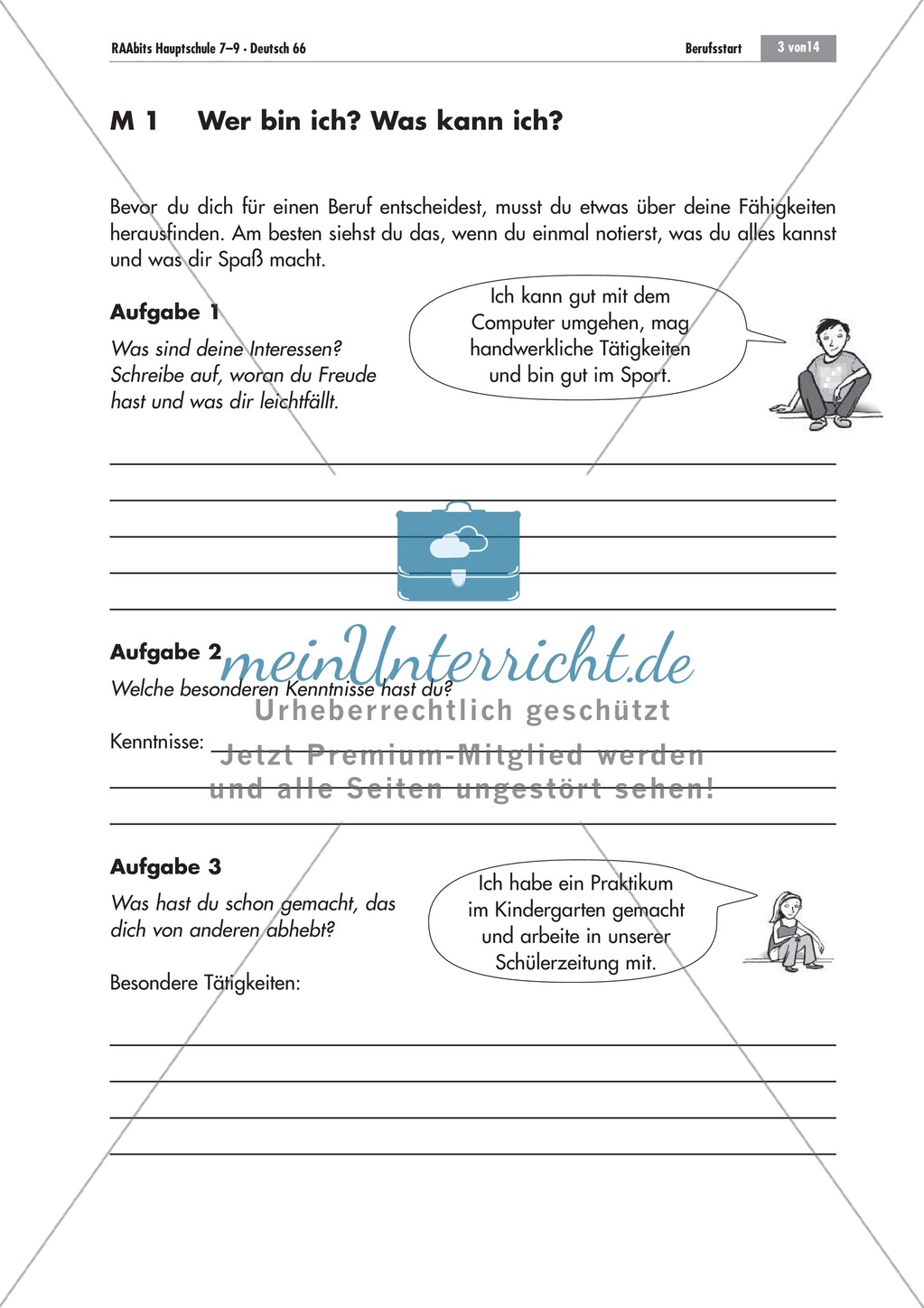 Berufsvorbereitung: Bewerbungstraining Preview 3