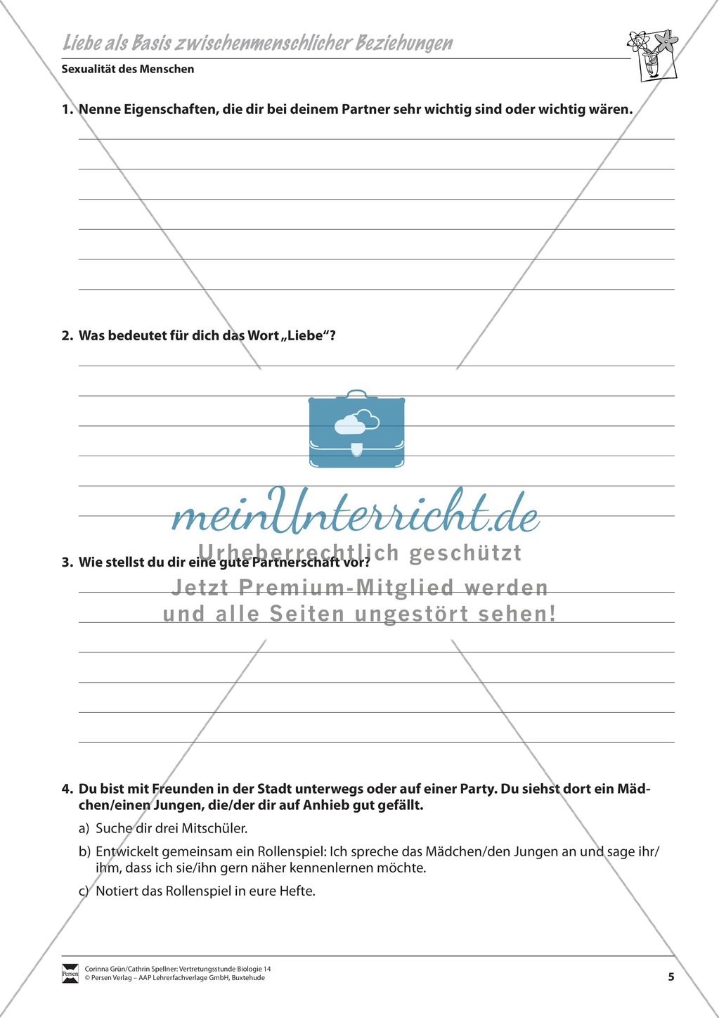 Liebe als Basis zwischenmenschlicher Beziehungen Preview 2
