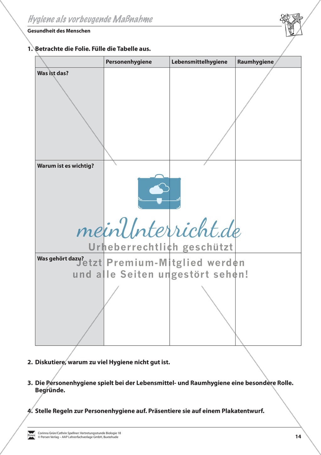 Hygiene als vorbeugende Maßnahme Preview 2