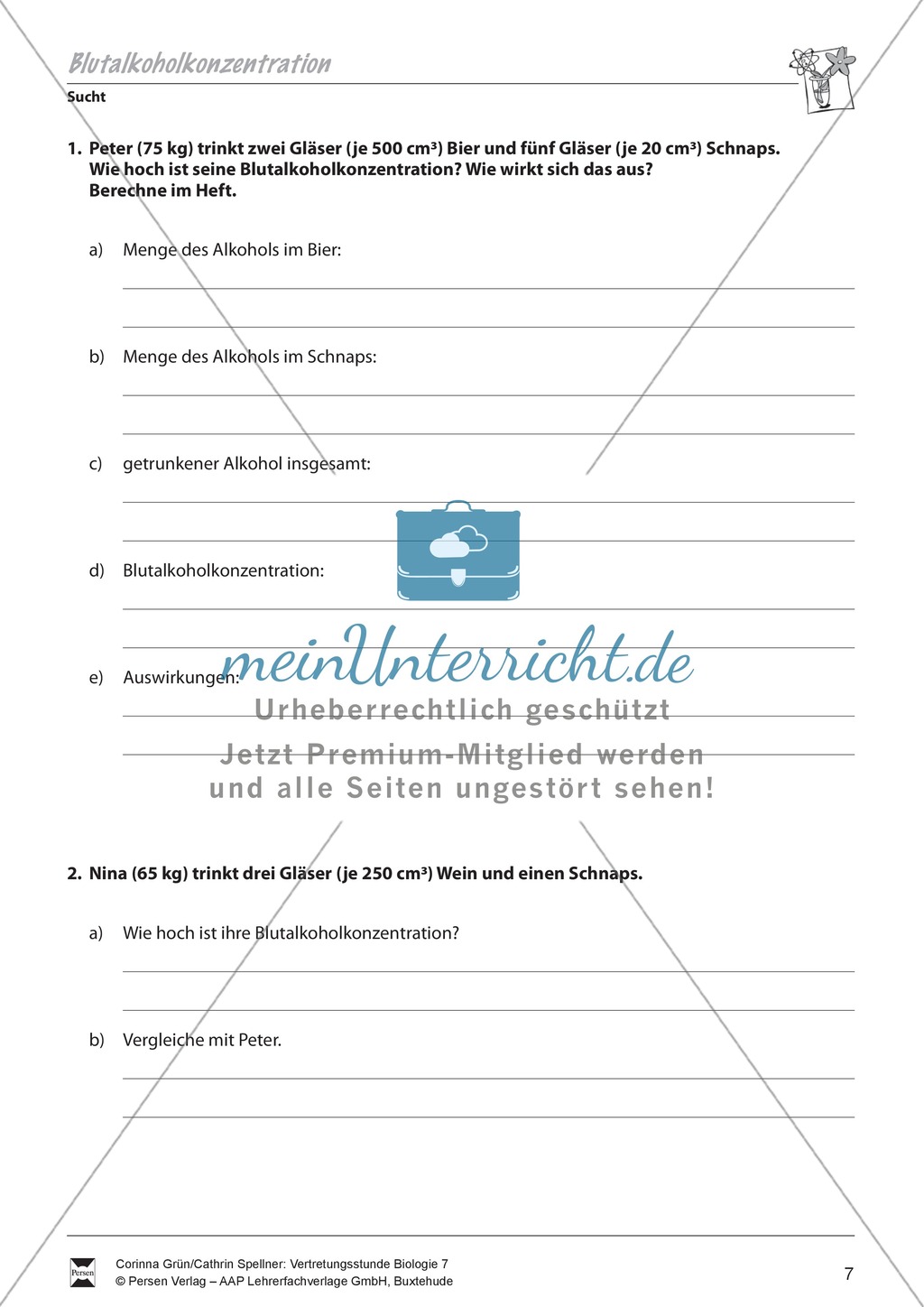 Die Blutalkoholkonzentration Preview 2