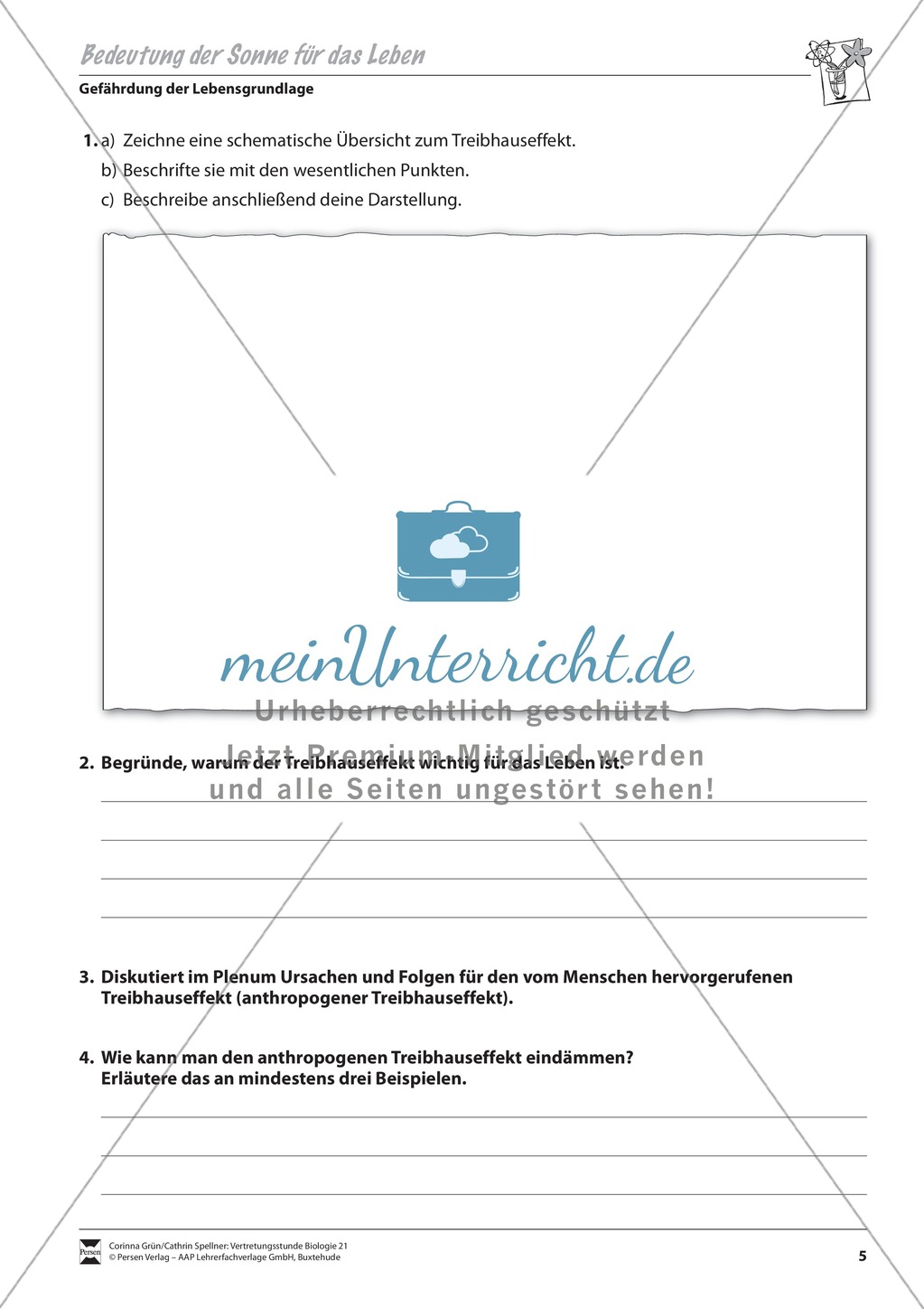 Bedeutung der Sonne für das Leben Preview 2