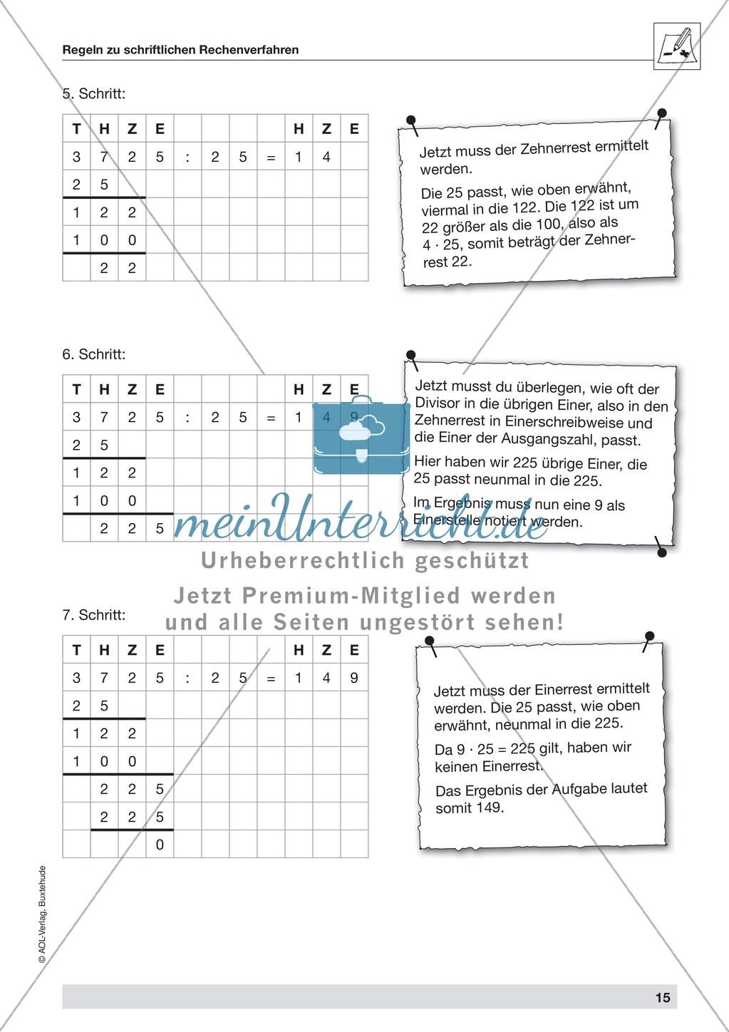 Wie Rechnet Man Die Schriftliche Division