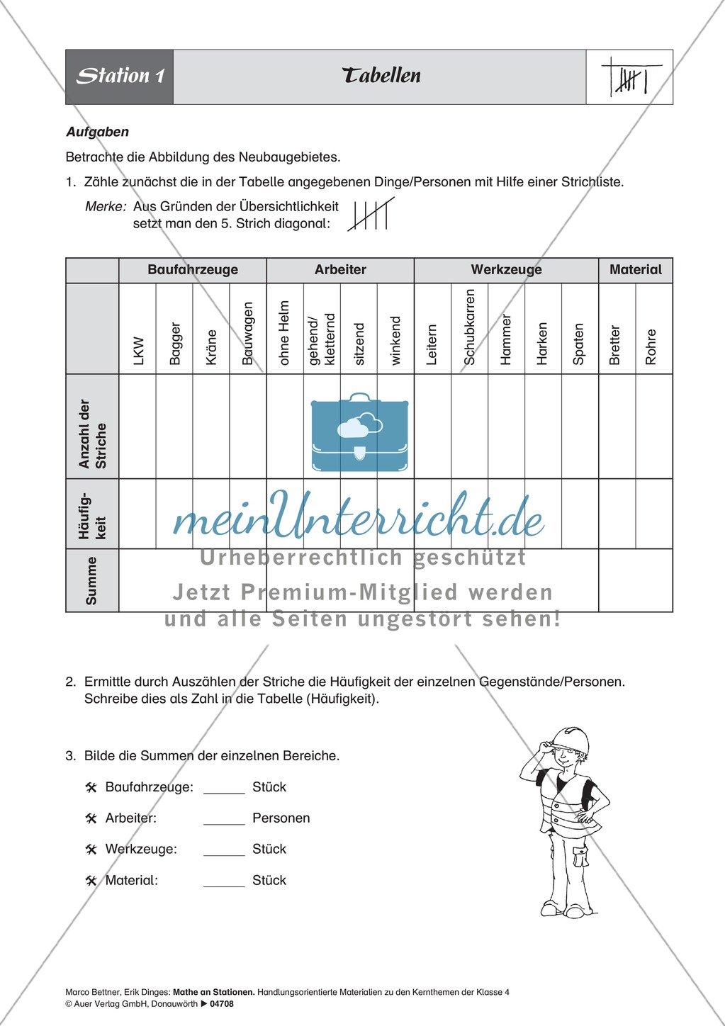 Stationlernen zum Thema Stochastik und Kombinatorik Preview 2