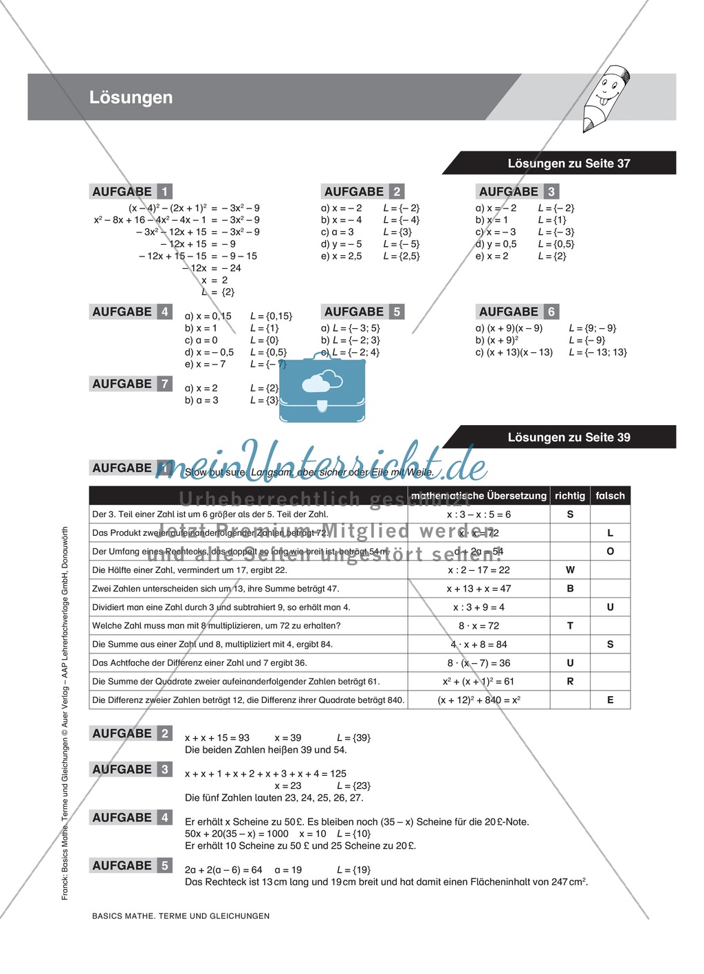 Rechenregeln zu den drei binomischen Formeln, mit Beispielrechnungen und Übungsaufgaben Preview 7