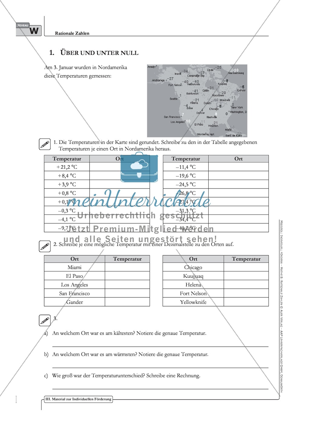 Anschauliche Aufgaben zur Einführung in das Themenfeld rationaler Zahlen Preview 1