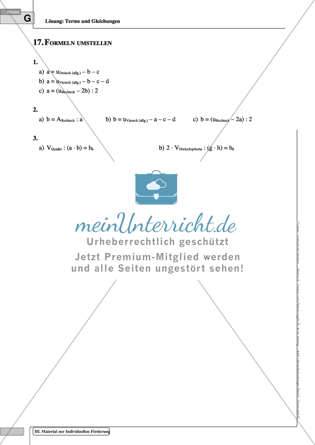 Kreative Aufgaben zur Gleichungen und Termen Preview 11