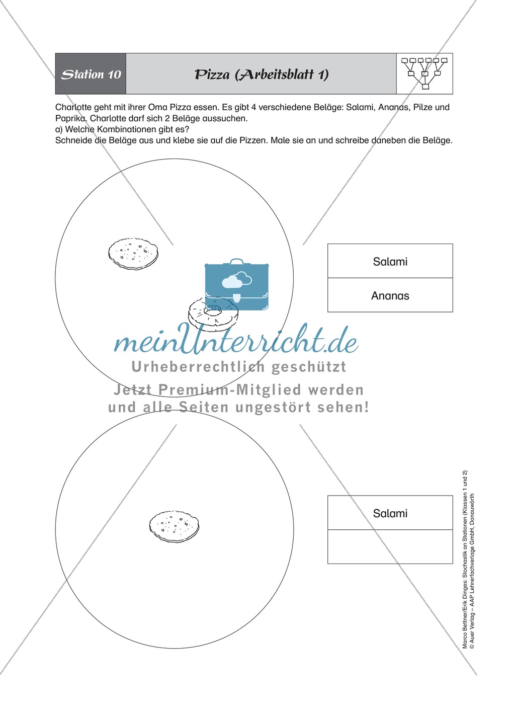 Kombinatorik an Stationen lernen Preview 14