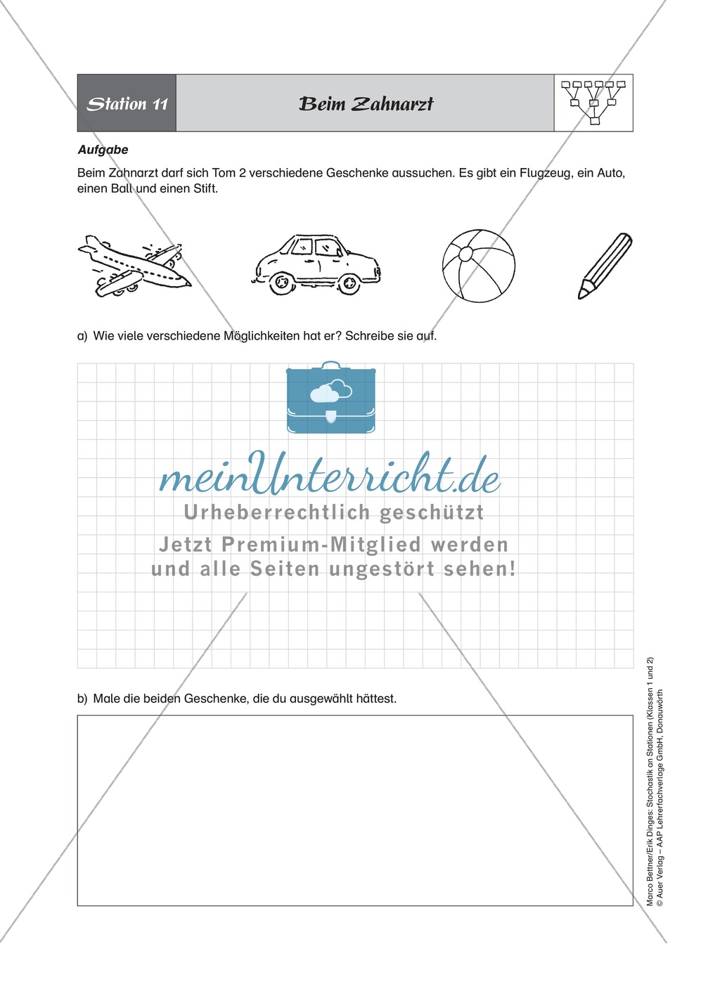 Kombinatorik an Stationen lernen Preview 18