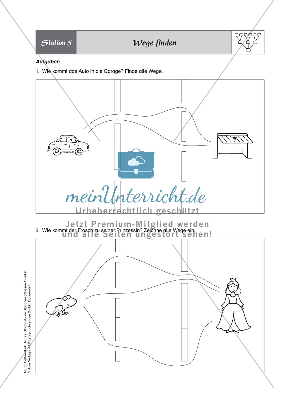 Kombinatorik an Stationen lernen Preview 7
