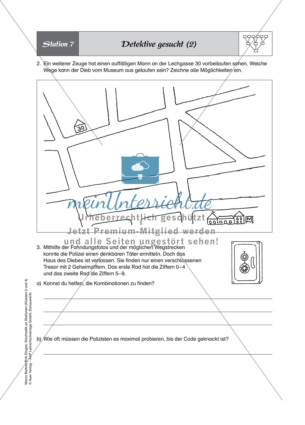 Stationenlernen zum Thema Kombinatorik Preview 10