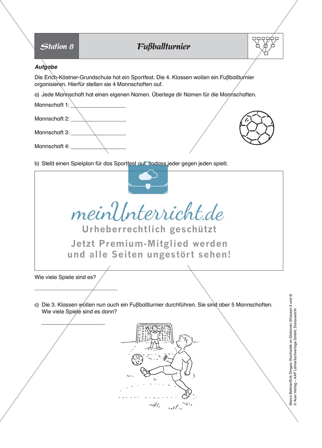 Stationenlernen zum Thema Kombinatorik Preview 11