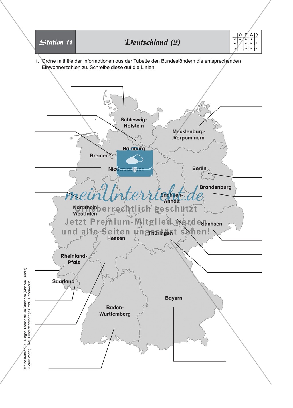 Stationenlernen zum Themenfeld Stochastik in Tabellen Preview 16