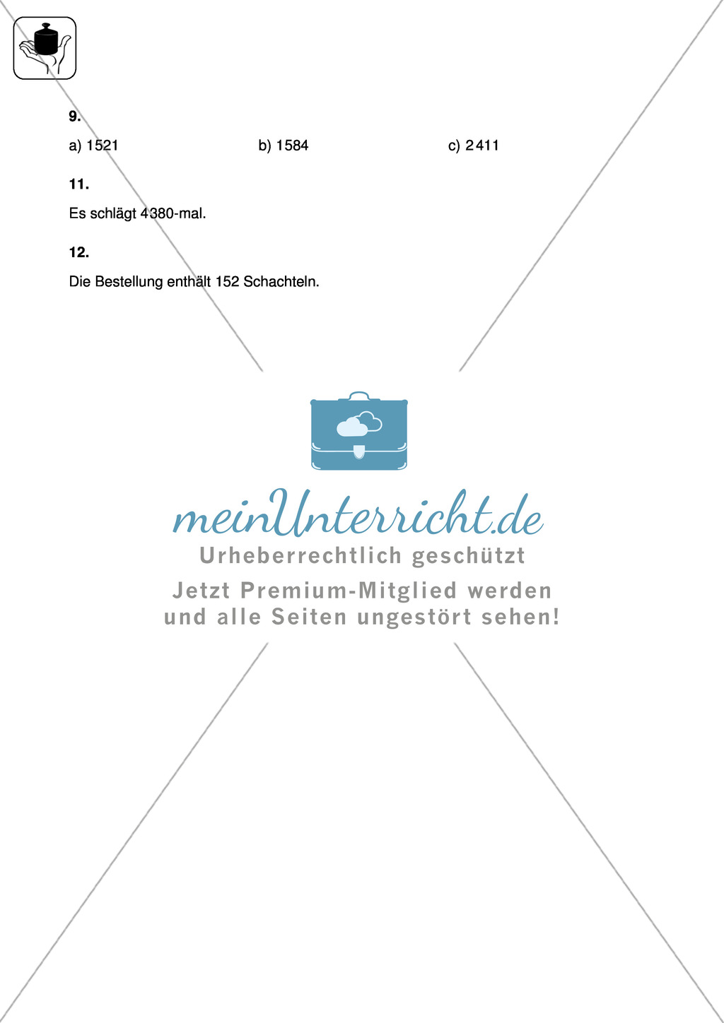 Klassenarbeit zur Punktrechnung Preview 4