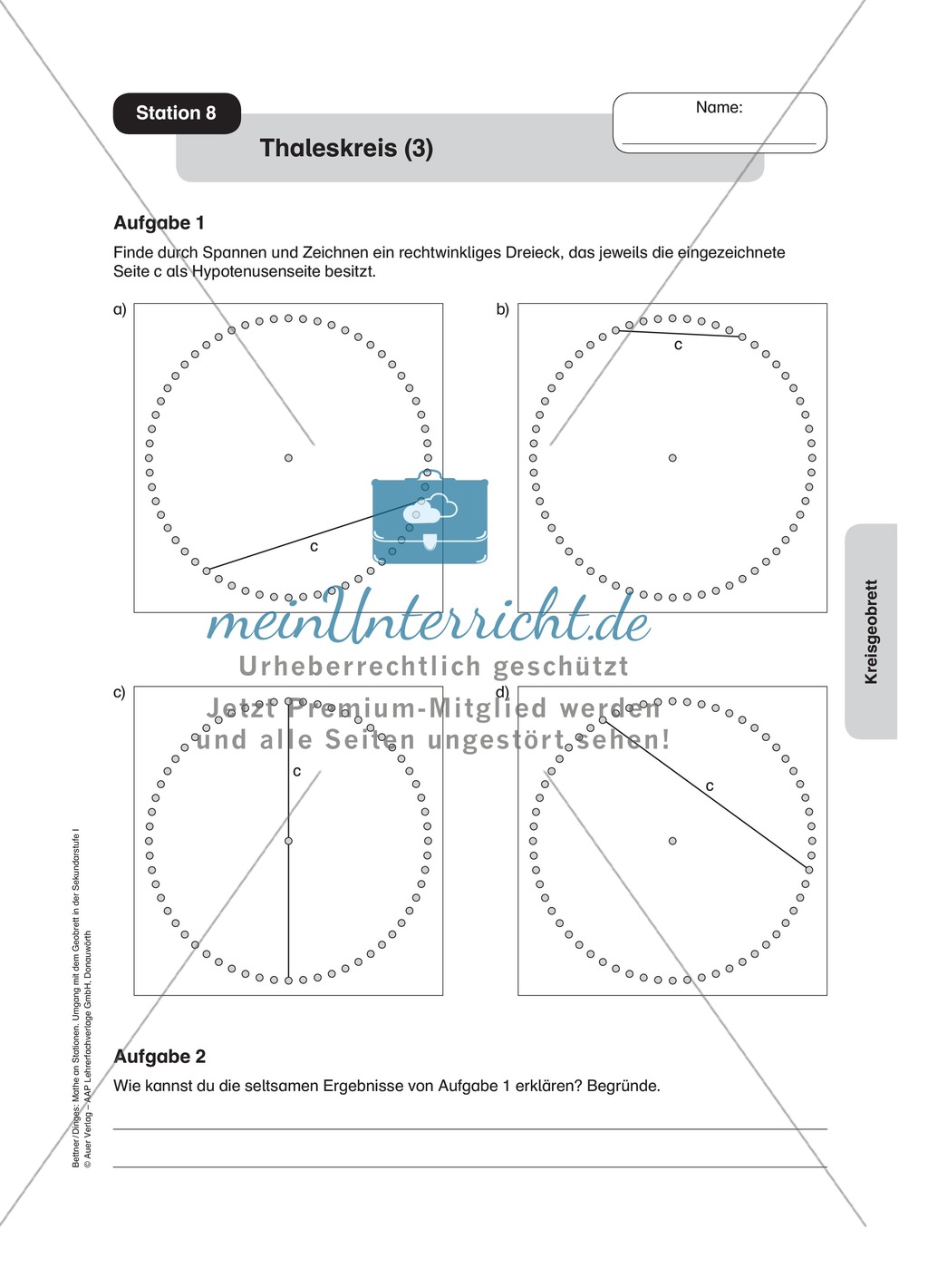 Herleitung des Thaleskreis Preview 3