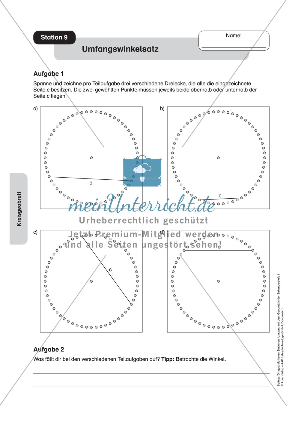 Herleitung des Thaleskreis Preview 4