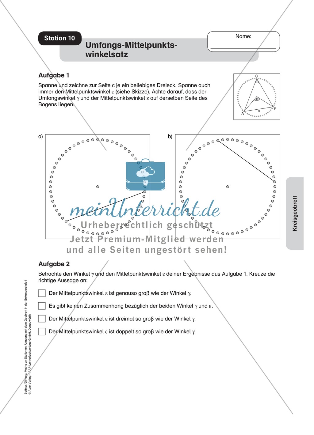 Stationenlernen mit dem Kreisgeobrett Preview 10