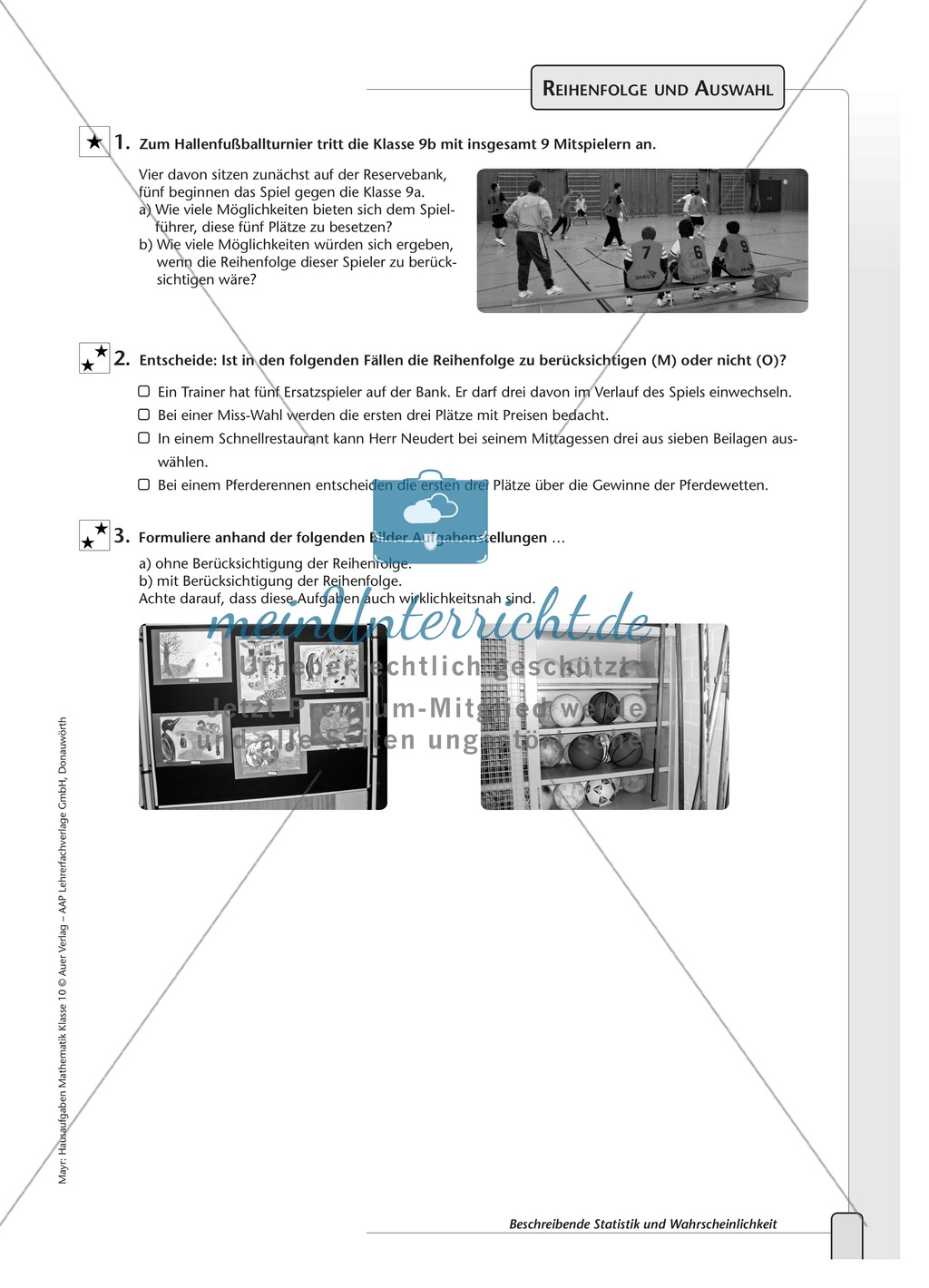 Vermischte Aufgaben zur Wahrscheinlichkeit und Statistik Preview 5