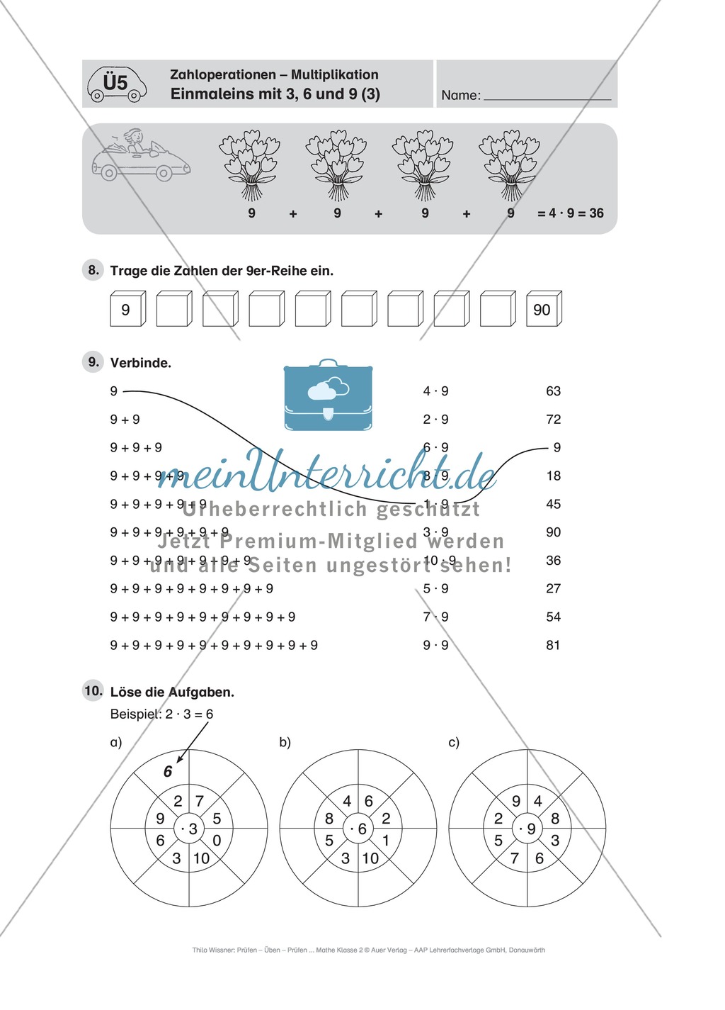 Mathe-Führerschein zu den Zahloperationen Multiplikation und Division Preview 13