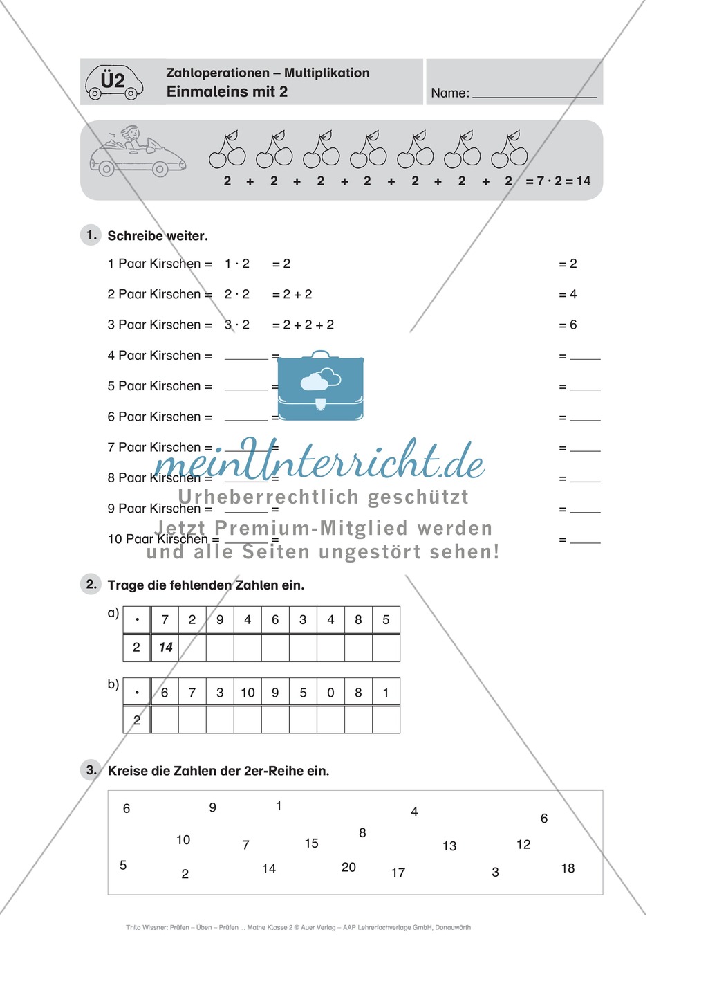 Mathe-Führerschein zu den Zahloperationen Multiplikation und Division Preview 6