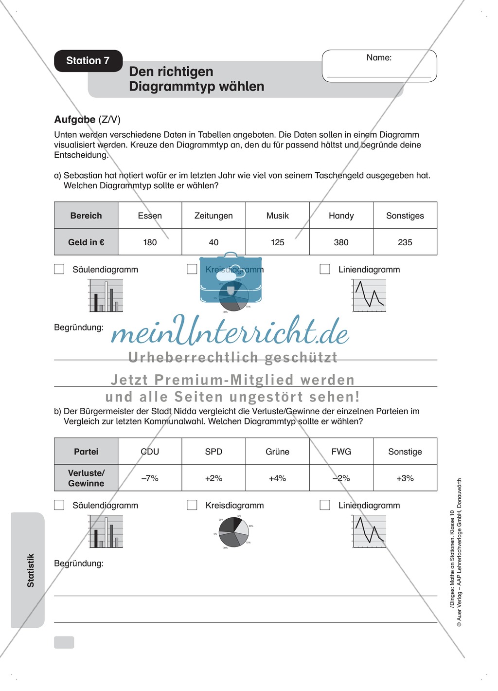 Sationenlernen: Statistik Preview 7