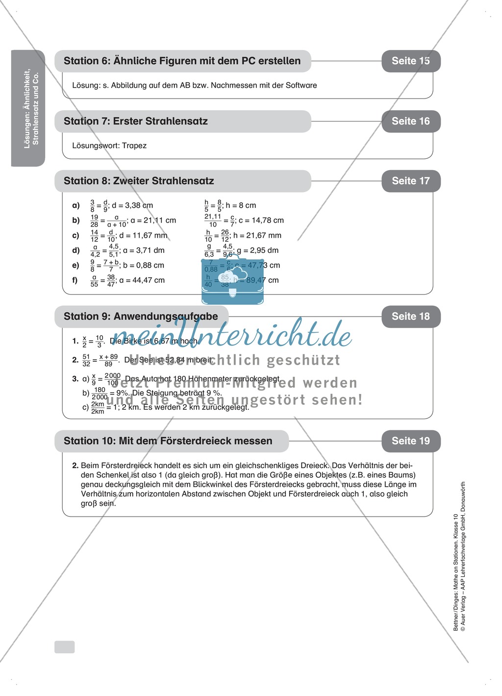 Ähnliche Figuren finden und auf Papier und Computer konstruieren Preview 5