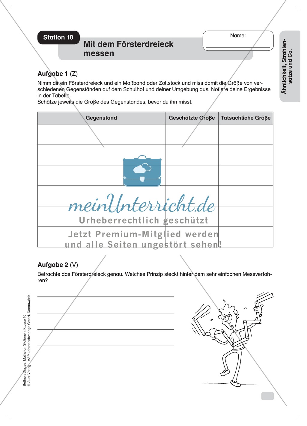 Wir basteln ein Försterdreieck Preview 1