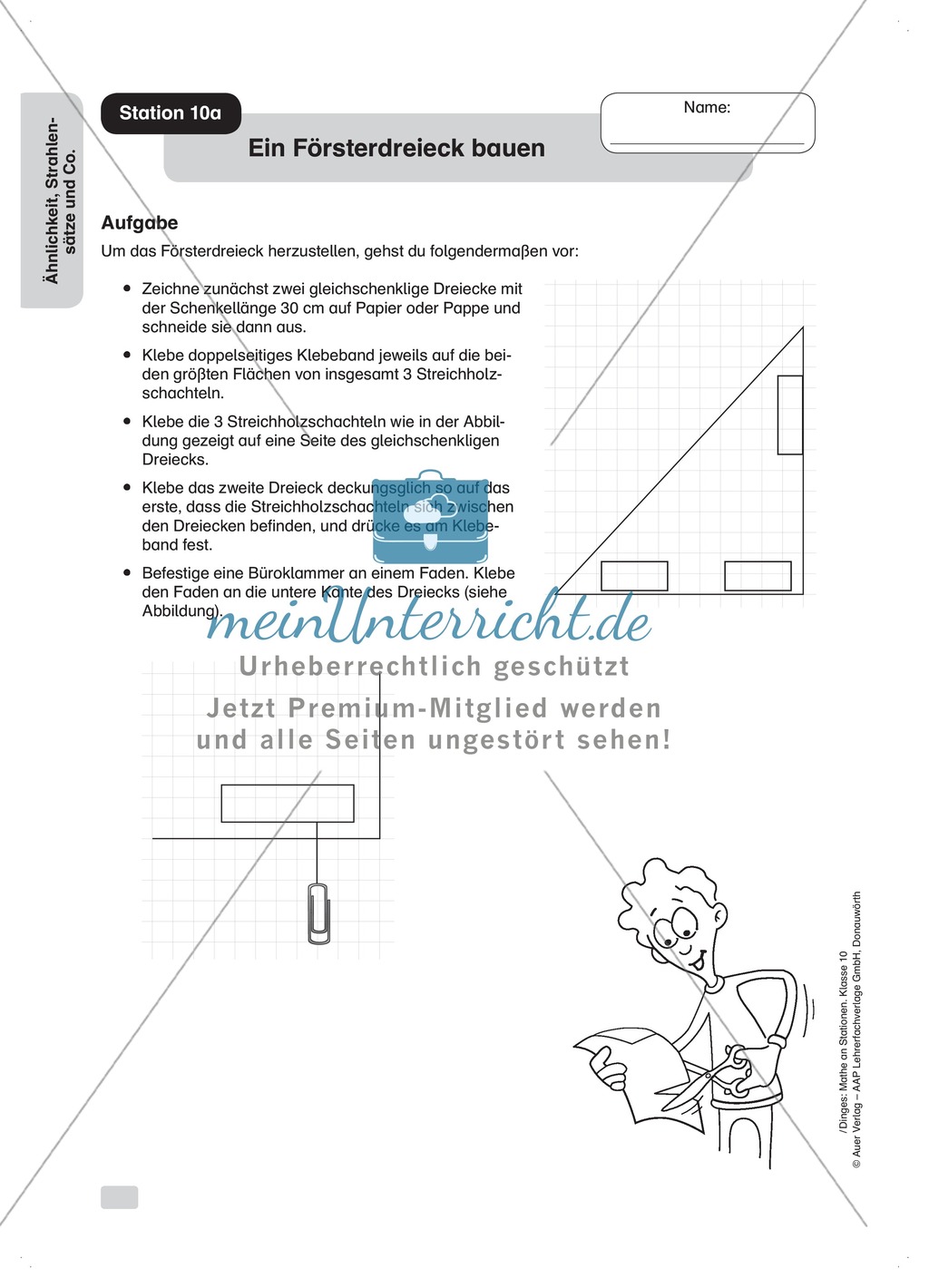 Wir basteln ein Försterdreieck Preview 2