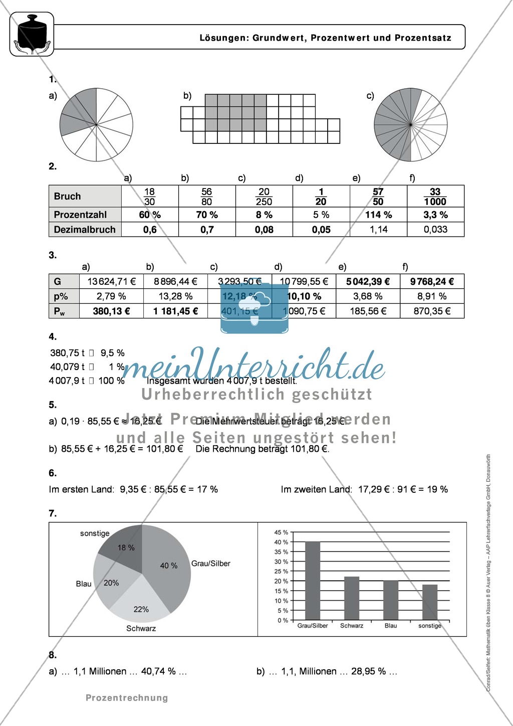 Prozentdreieck Prozentdreieck
