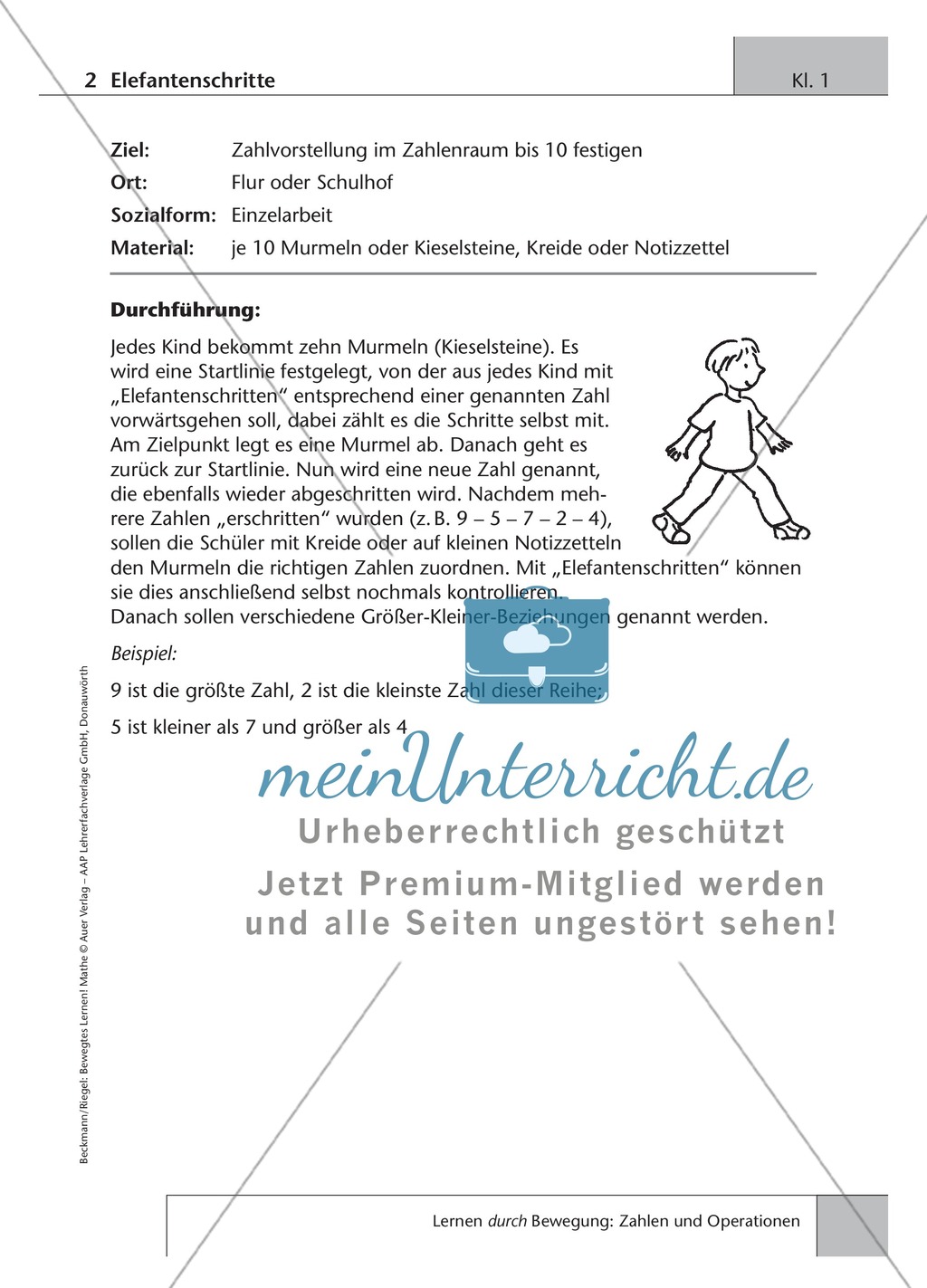 Zahlen in Bewegung: Zahlvorstellung im Zahlenraum bis 20 Preview 2