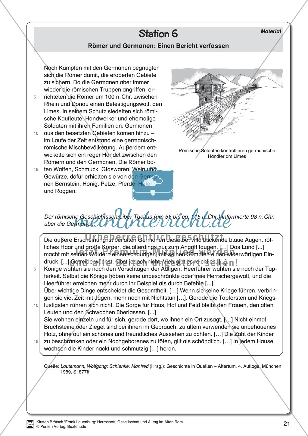 Das alte Rom - Stationenlernen. Preview 14