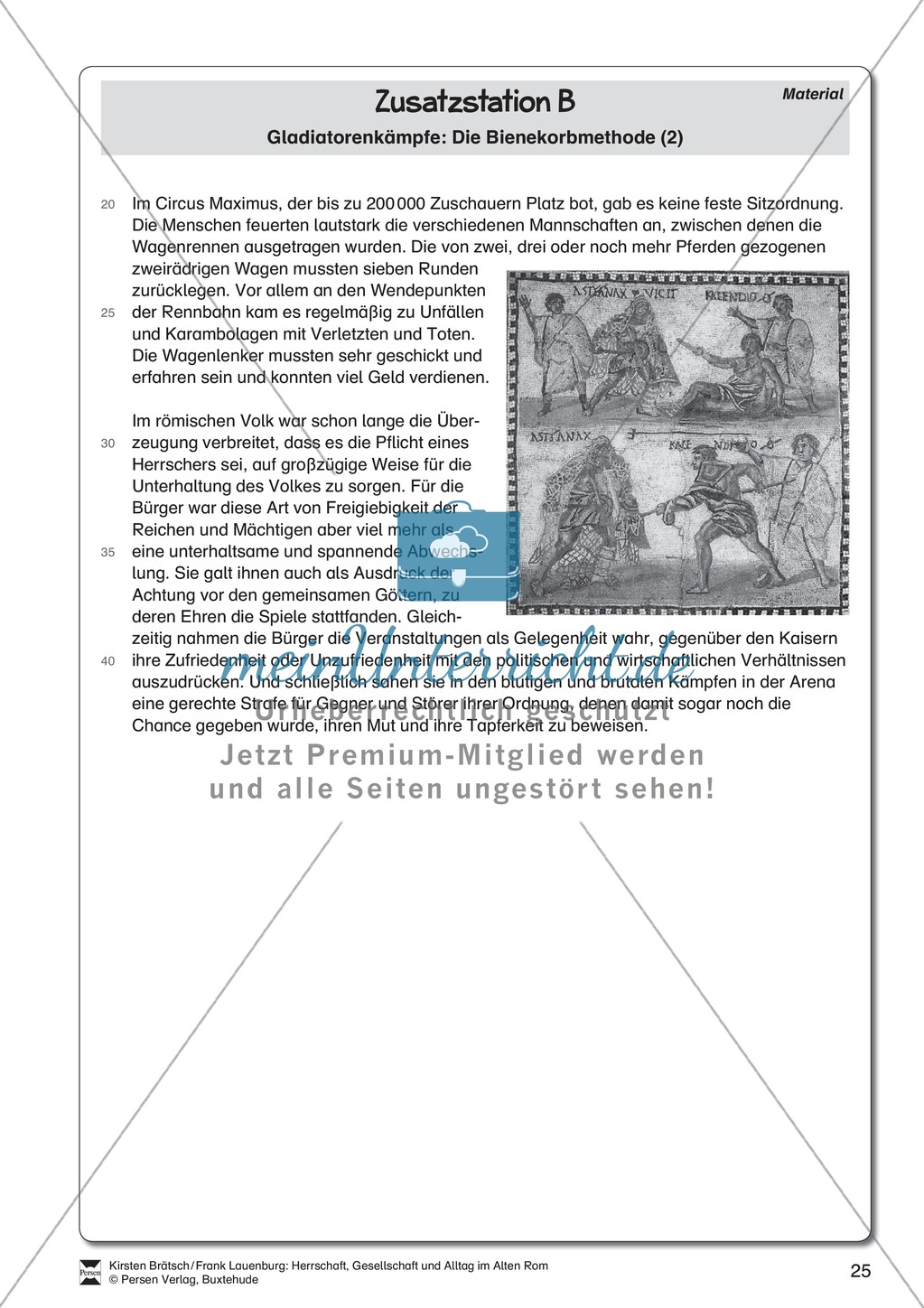 Das alte Rom - Stationenlernen. Preview 18