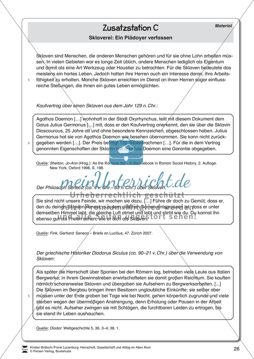 Das alte Rom - Stationenlernen. Preview 19