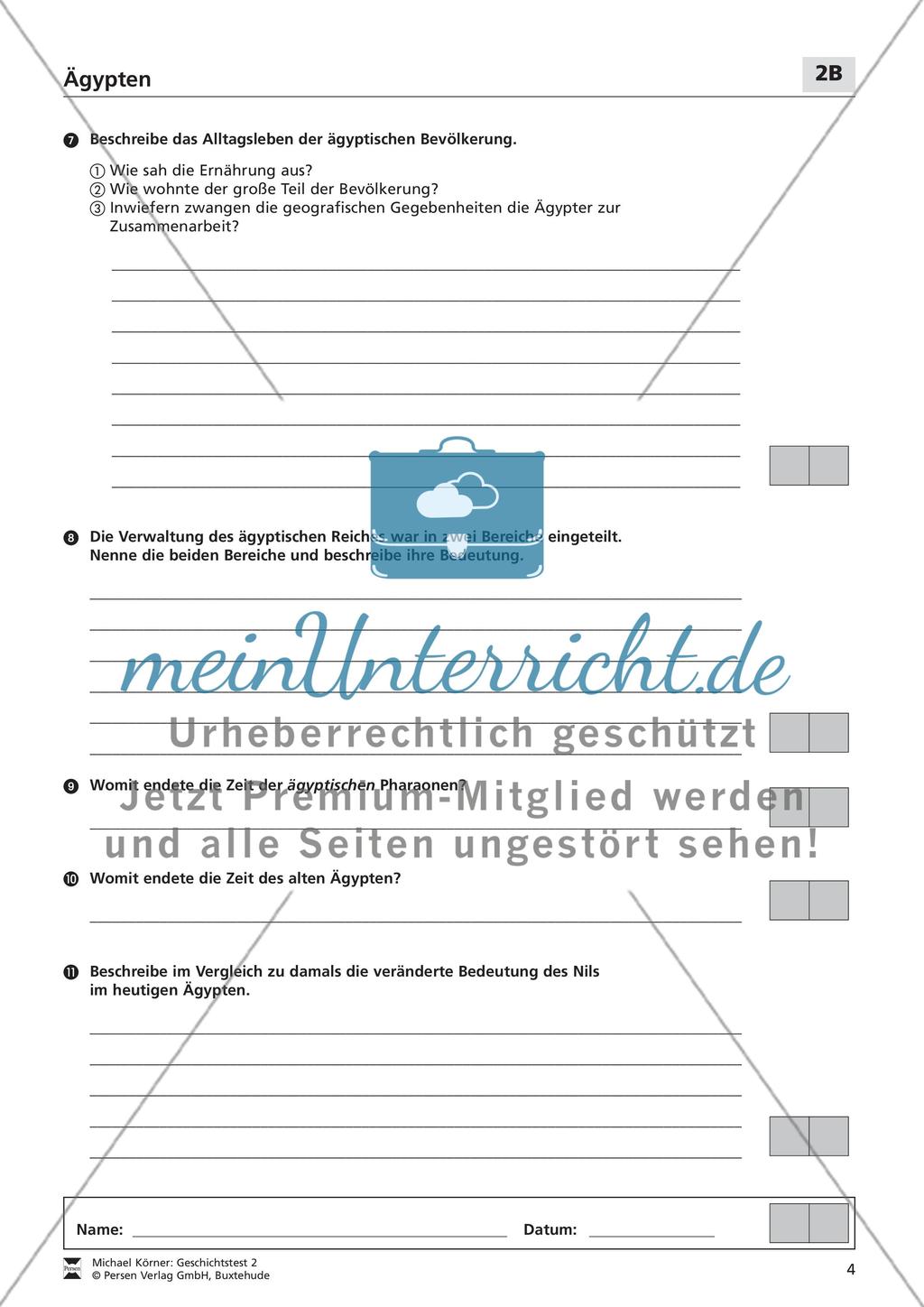 Ägypten-LEK-Klassenarbeit Preview 5