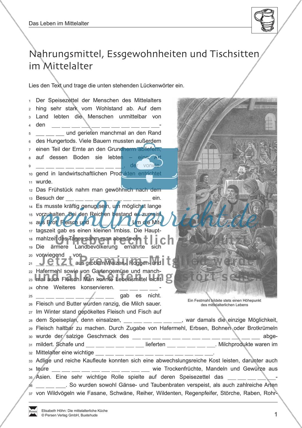Die mittelalterliche Küche Preview 1