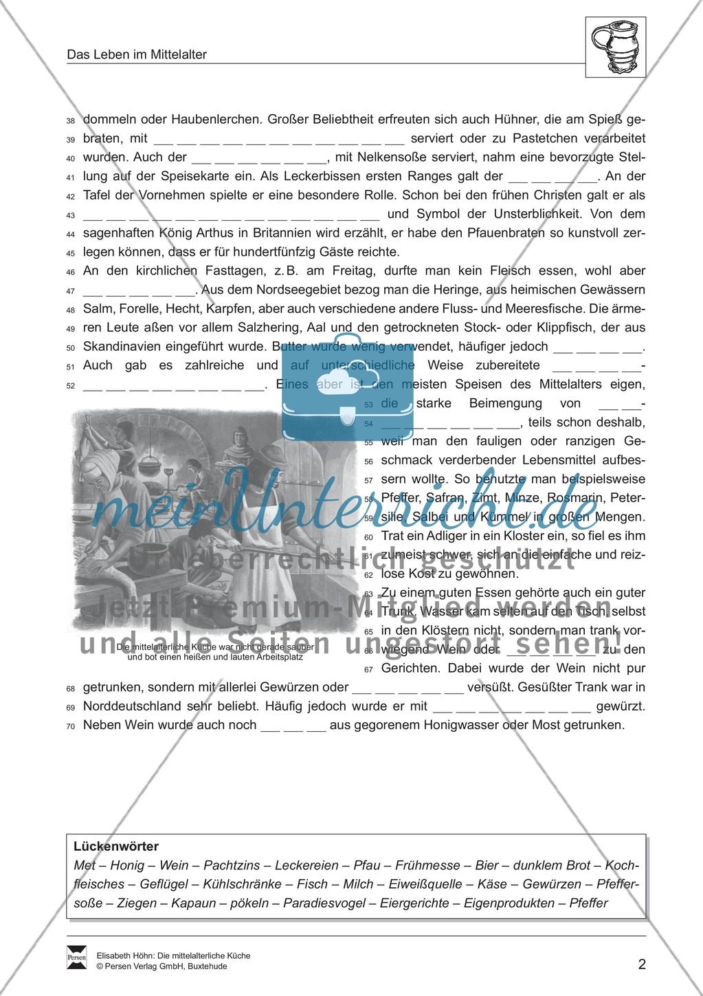 Die mittelalterliche Küche Preview 2