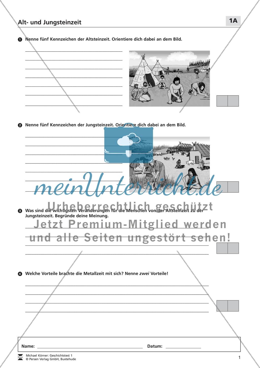 Alt- und Jungsteinzeit - LEK Preview 2
