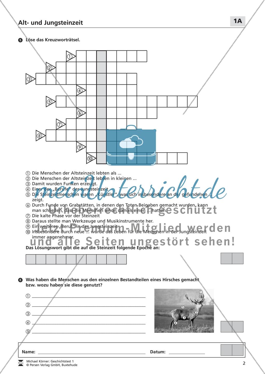Alt- und Jungsteinzeit - LEK Preview 3