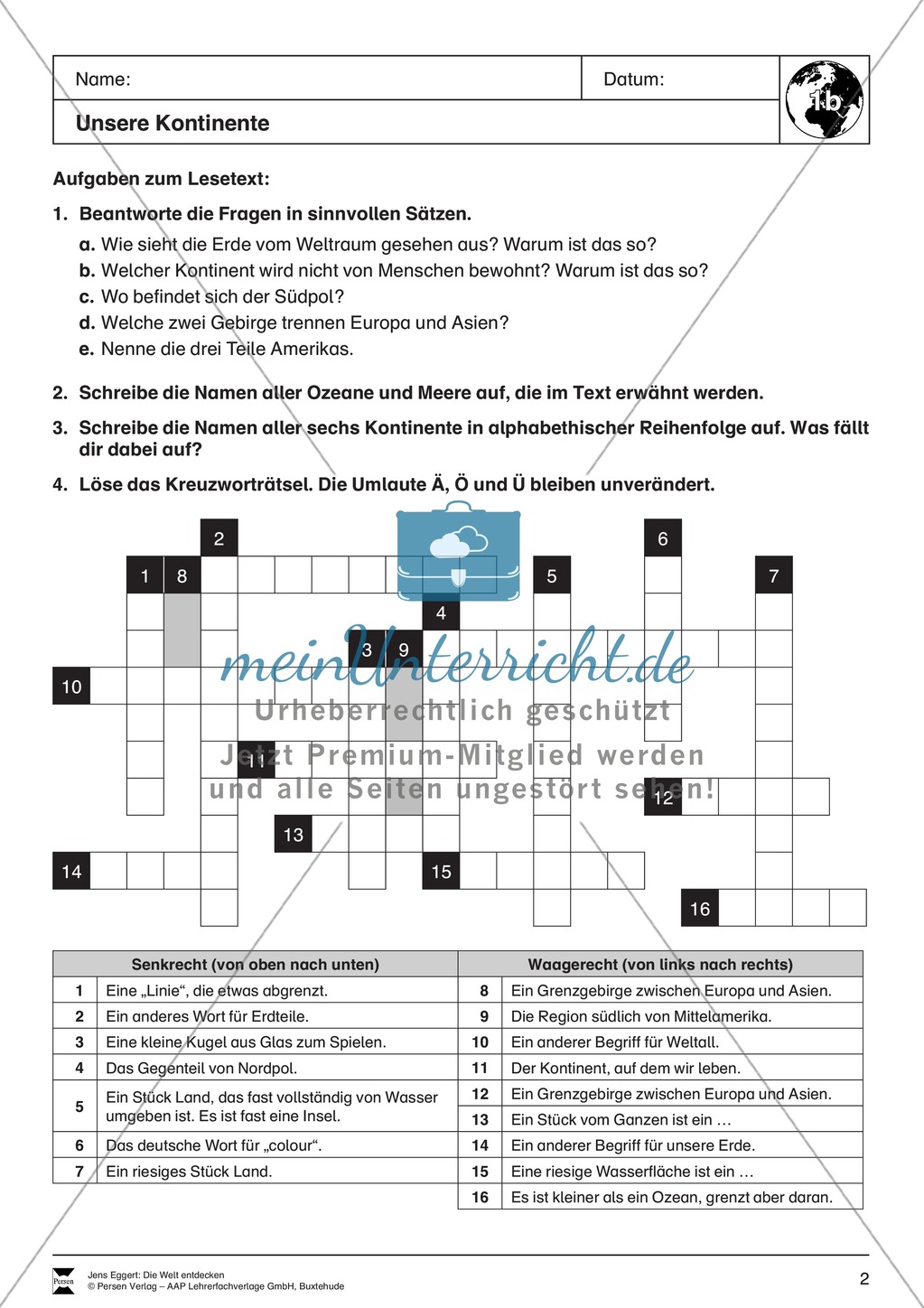 Die Welt entdecken: Kontinente Preview 2