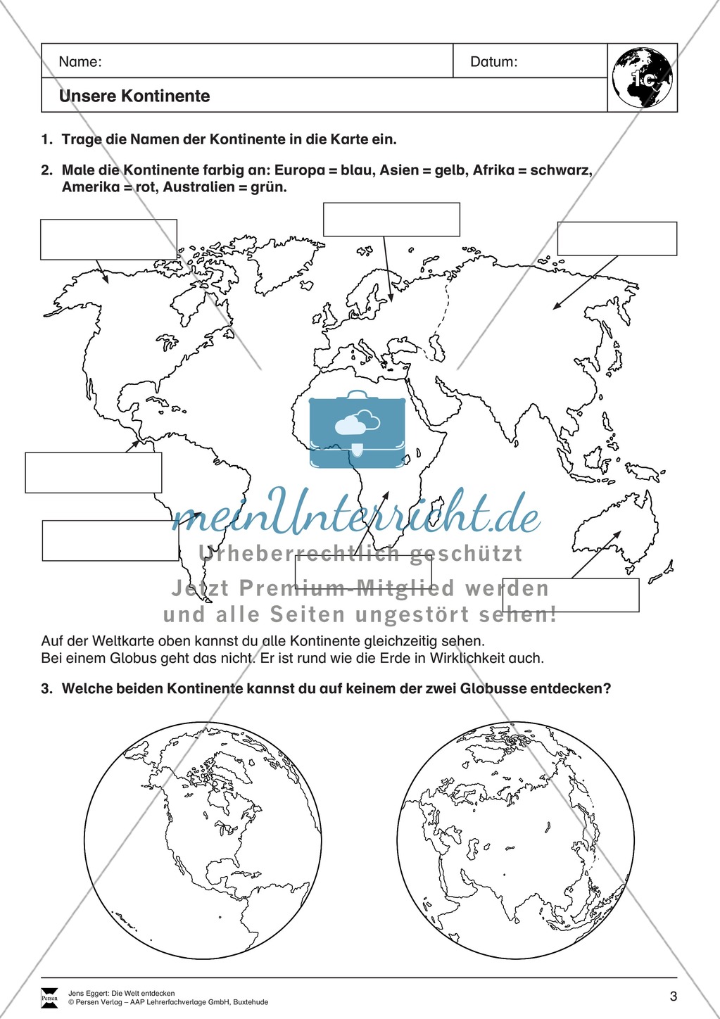 Die Welt entdecken: Kontinente Preview 3