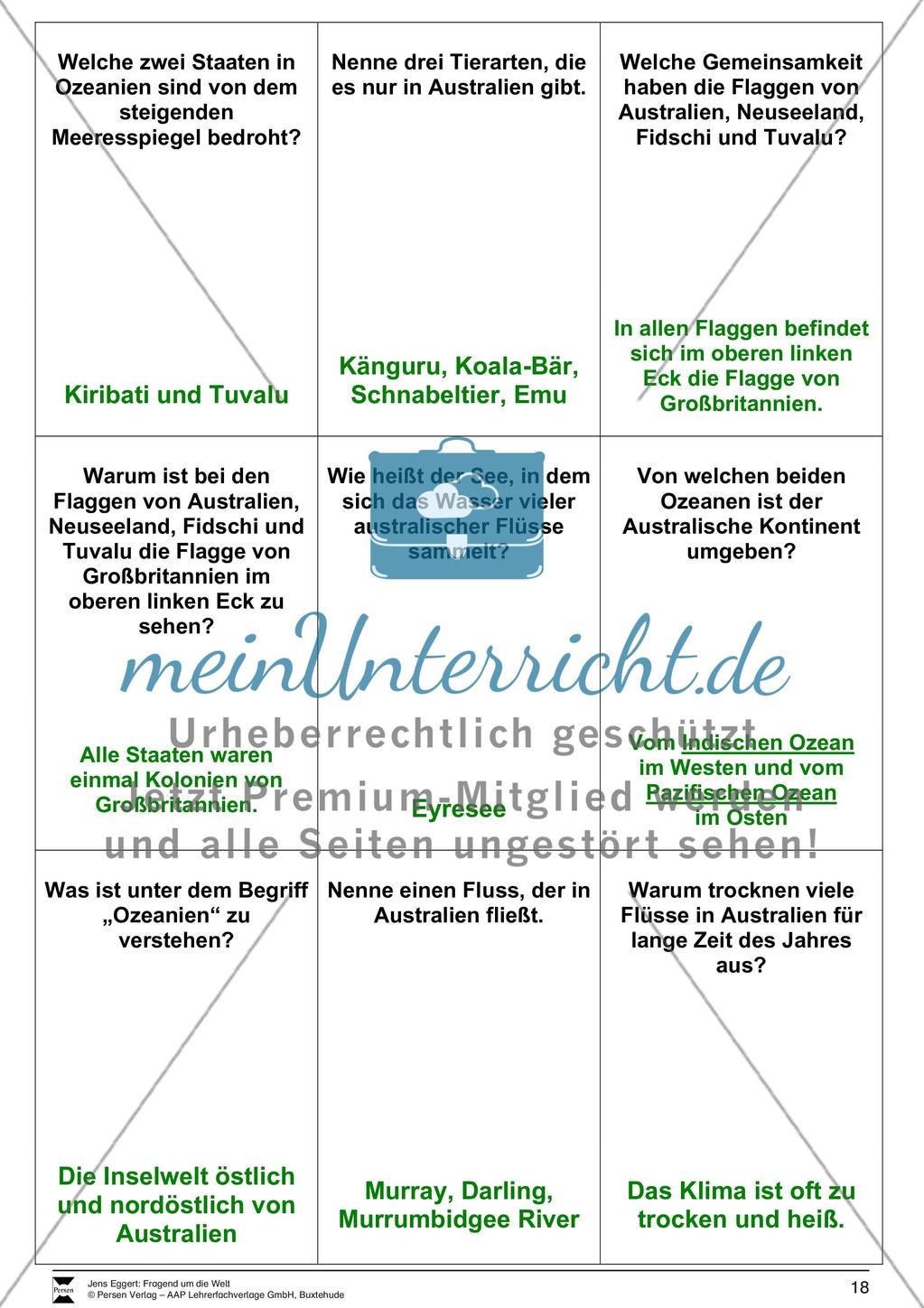 Die Welt und seine Kontinente - Ein Fragespiel Preview 18