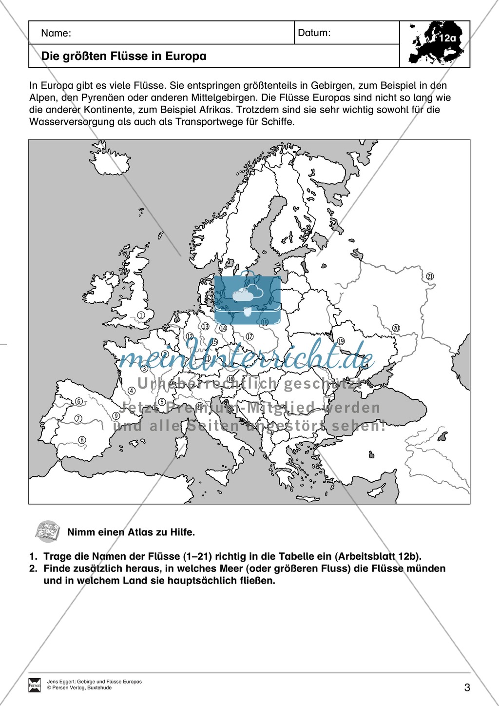 Der Kontinent Europa: Flüsse Preview 1