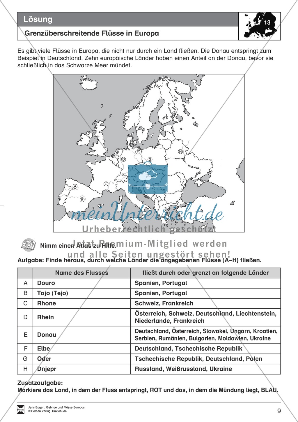 Der Kontinent Europa: Flüsse Preview 5