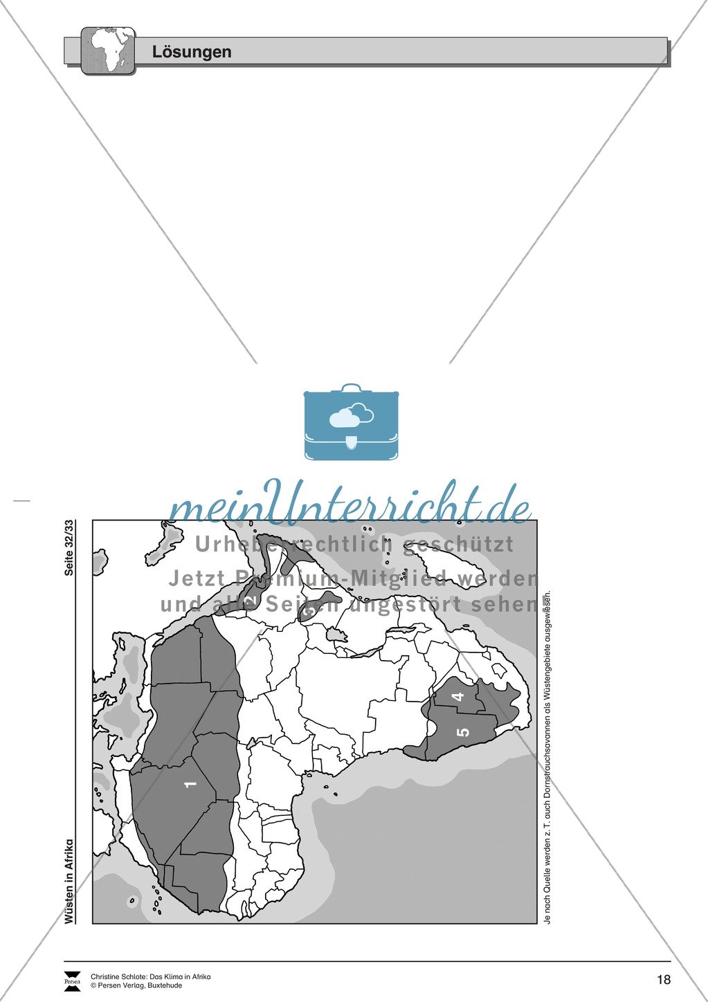 Das Klima in Afrika: Wüsten + Desertifikation Preview 7