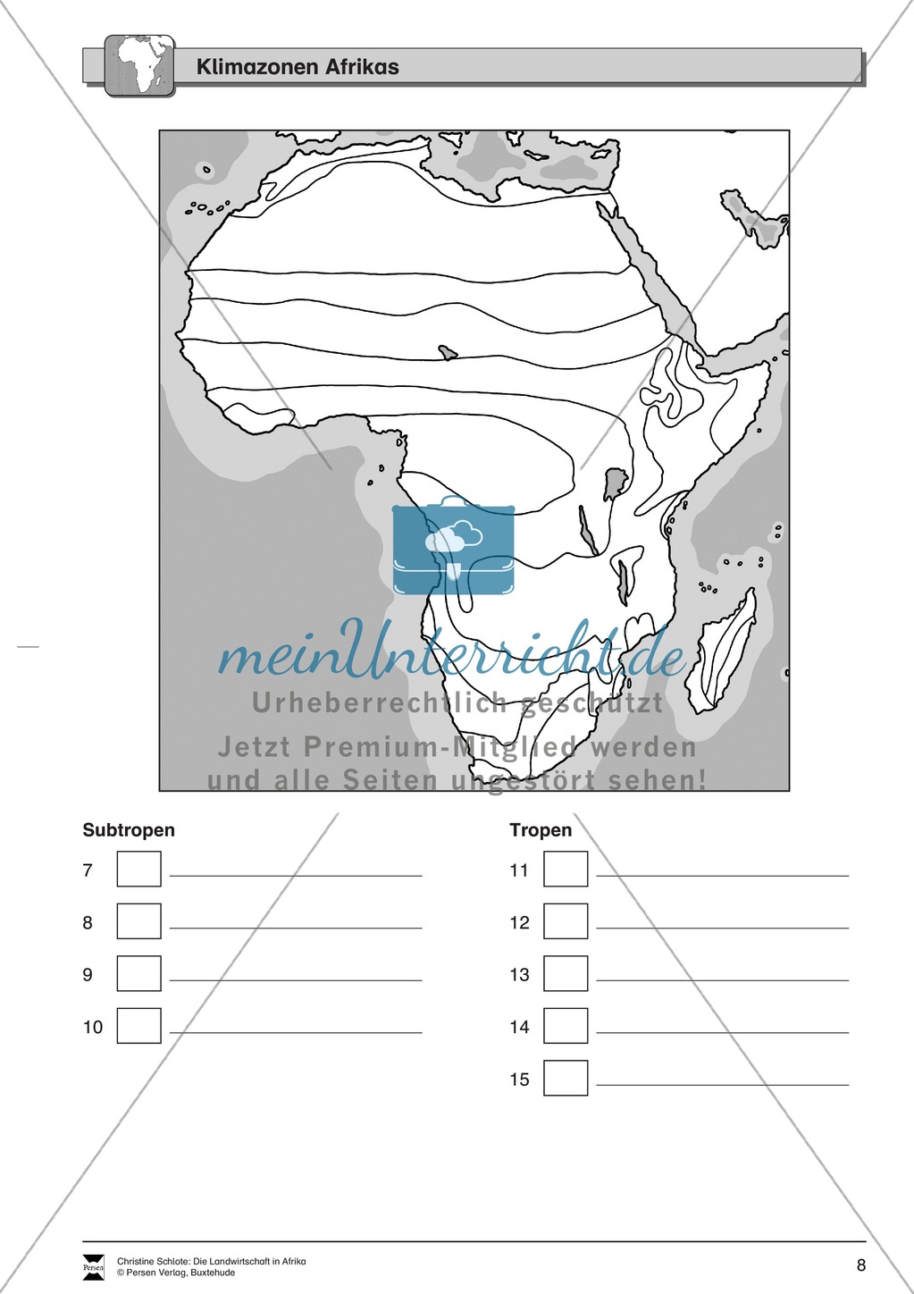 Die Landwirtschaft in Afrika: Landwirtschaft + Nutzpflanzen Preview 5