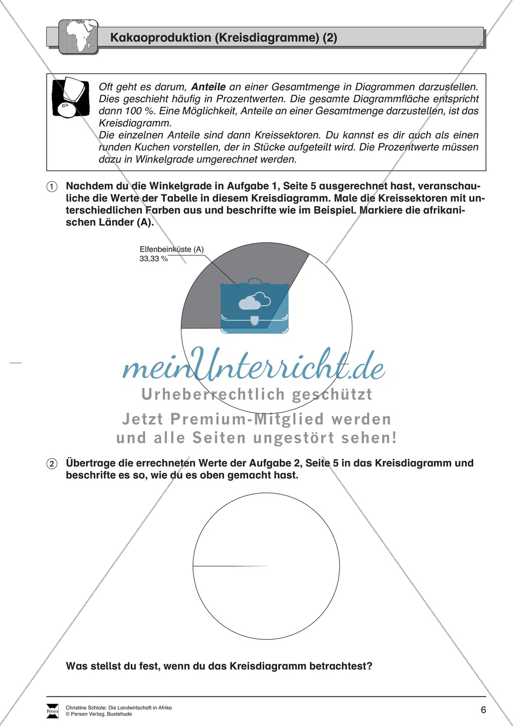 Die Landwirtschaft in Afrika: Kakaoproduktion Preview 2
