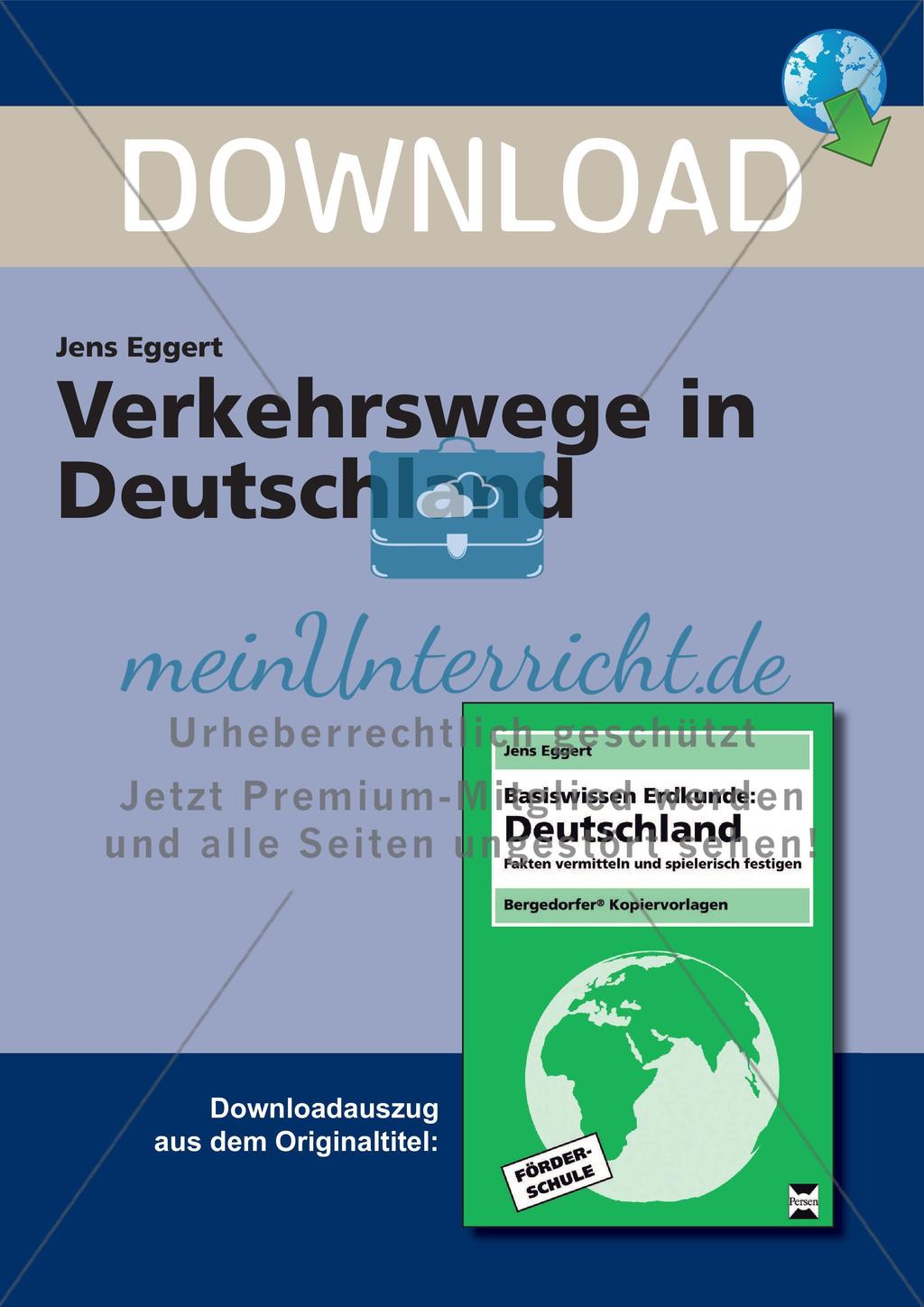 Verkehrswege in Deutschland Preview 1