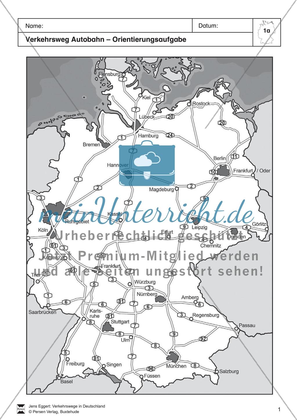 Verkehrswege in Deutschland Preview 2